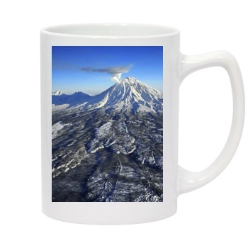 Volcanoes 14oz White Statesman Mug