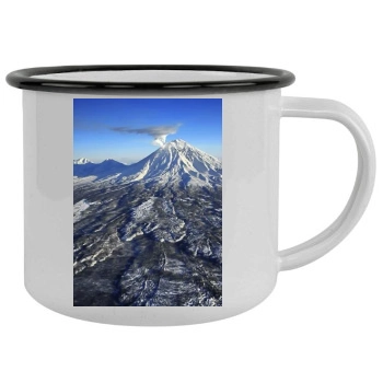 Volcanoes Camping Mug