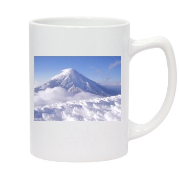 Volcanoes 14oz White Statesman Mug