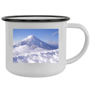 Volcanoes Camping Mug