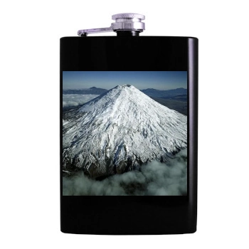 Volcanoes Hip Flask