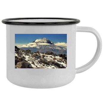 Volcanoes Camping Mug