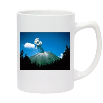 Volcanoes 14oz White Statesman Mug