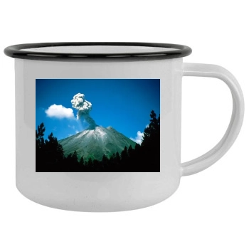 Volcanoes Camping Mug