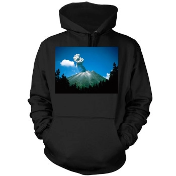 Volcanoes Mens Pullover Hoodie Sweatshirt