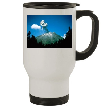 Volcanoes Stainless Steel Travel Mug