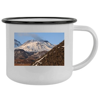 Volcanoes Camping Mug