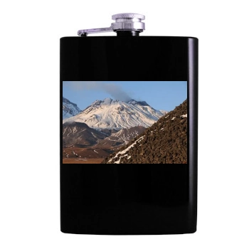 Volcanoes Hip Flask