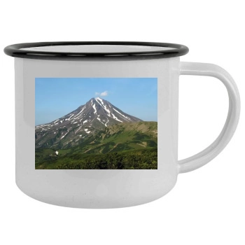 Volcanoes Camping Mug