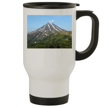 Volcanoes Stainless Steel Travel Mug