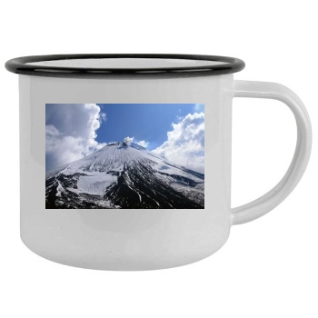 Volcanoes Camping Mug