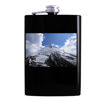 Volcanoes Hip Flask