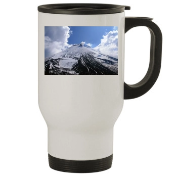 Volcanoes Stainless Steel Travel Mug