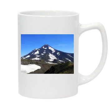 Volcanoes 14oz White Statesman Mug