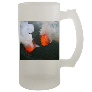 Volcanoes 16oz Frosted Beer Stein