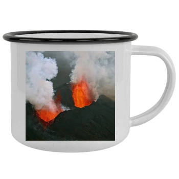 Volcanoes Camping Mug