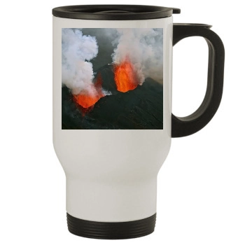 Volcanoes Stainless Steel Travel Mug