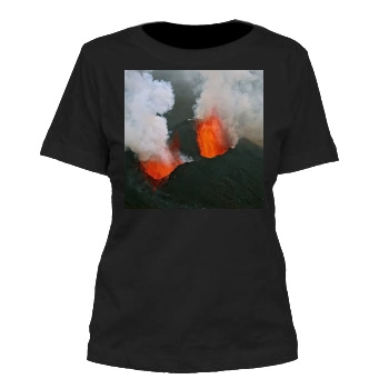 Volcanoes Women's Cut T-Shirt