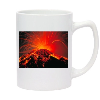 Volcanoes 14oz White Statesman Mug