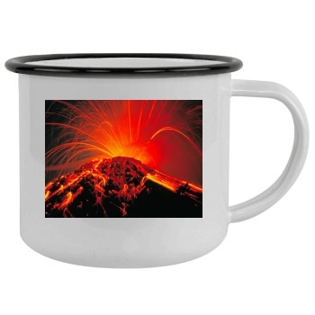 Volcanoes Camping Mug