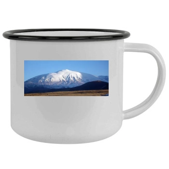 Volcanoes Camping Mug