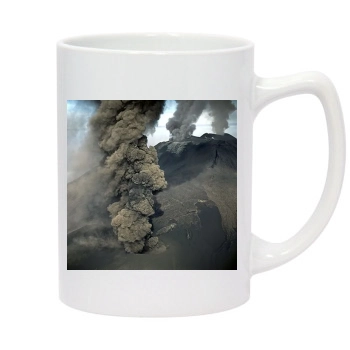 Volcanoes 14oz White Statesman Mug