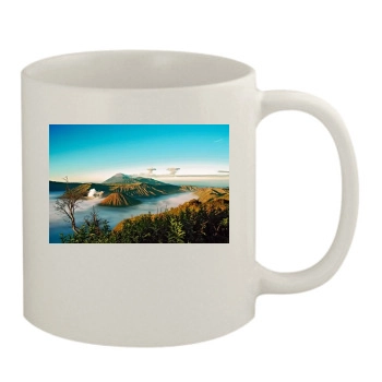 Volcanoes 11oz White Mug