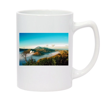 Volcanoes 14oz White Statesman Mug