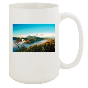 Volcanoes 15oz White Mug