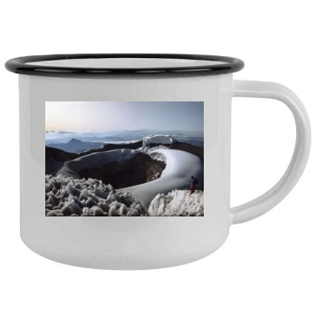 Volcanoes Camping Mug