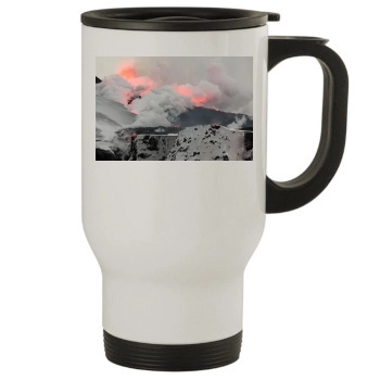 Volcanoes Stainless Steel Travel Mug