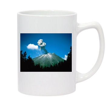 Volcanoes 14oz White Statesman Mug