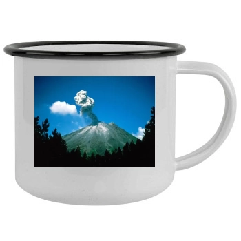 Volcanoes Camping Mug