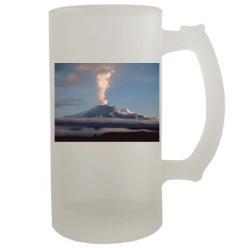 Volcanoes 16oz Frosted Beer Stein