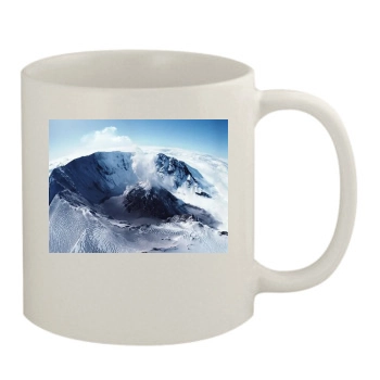 Volcanoes 11oz White Mug