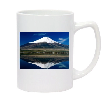 Volcanoes 14oz White Statesman Mug