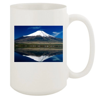 Volcanoes 15oz White Mug