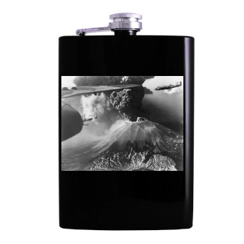 Volcanoes Hip Flask