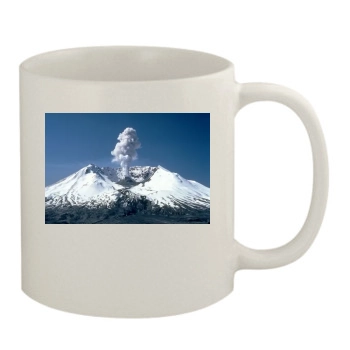 Volcanoes 11oz White Mug