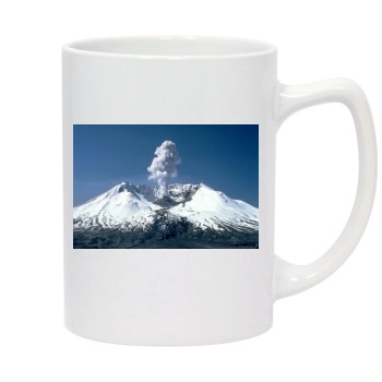 Volcanoes 14oz White Statesman Mug