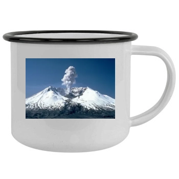 Volcanoes Camping Mug