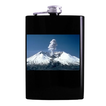 Volcanoes Hip Flask