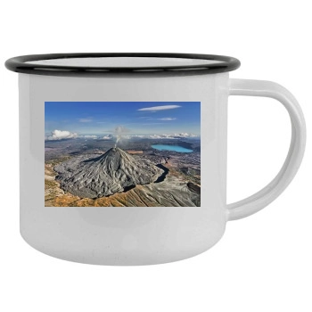 Volcanoes Camping Mug