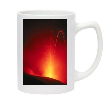 Volcanoes 14oz White Statesman Mug