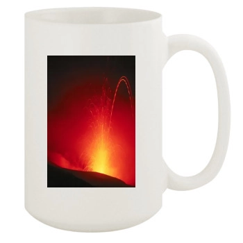 Volcanoes 15oz White Mug