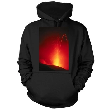 Volcanoes Mens Pullover Hoodie Sweatshirt