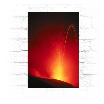 Volcanoes Metal Wall Art