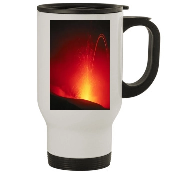 Volcanoes Stainless Steel Travel Mug