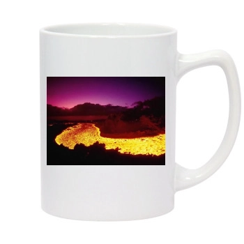 Volcanoes 14oz White Statesman Mug