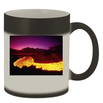 Volcanoes Color Changing Mug